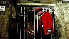 Amazing pornstar draws cum from the cock with her mouth before getting a rough throbbing