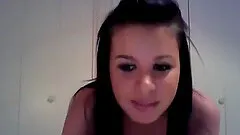 Sexy ass teen wearing shorts and prancing around on webcam