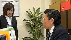 Older men fuck this kinky Japanese girl that loves bondage