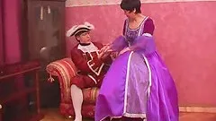 Salacious brunette milf has her pink slit pounded in a hot retro clip