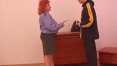 Alluring redhead loves having her big tits squeezed while being screwed