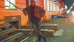 Fucking a fat ass mature chick and cumming on her lower back