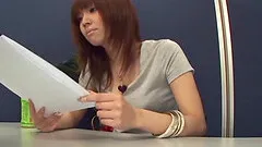 Slim Japanese slut gets a hardcore fucking in the office