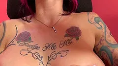 Fabulous tattooed bitch enjoying intense and hardcore sex