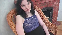 POV sex with the big toothed amateur ends in a thick cumshot