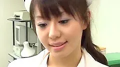 Naughty and horny Japanese nurse boycotts duty and gets gang banged hardcore