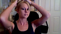 Splendid diva in bikini poses in this POV scene while flashing her nice ass