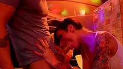 A prison themed party in a club turns into a wild orgy