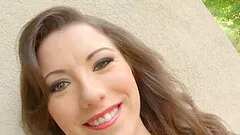 Shaved teen pussy gets a couple of toys shoved inside of it