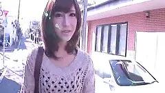 Ravishing Japanese babe takes a cum shower after an erotic gang bang action