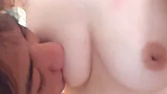 Insatiable Japanese bombshell whines in pleasure as her juicy tits gets fondled