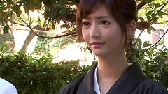 Group sex makes the cunt of Japanese slut Nozomi Aso feel good