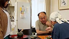 Chubby Japanese MILF is a dirty slut when riding cowgirl style