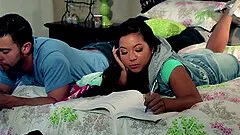 Hardcore hookup after dinner with a sexy brunette chick