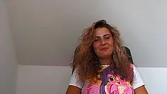 Cute amateur teen girlfriend toys and sucks dick