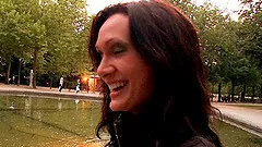 Walking in the park with Cynthia Vellons before wrecking her