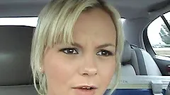 Bree Olson walking around looking good and exploring nature