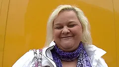 Big beautiful woman with a pierced pussy enjoying a mind-blowing dildo fuck