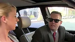 Skinny blonde with pigtails getting pounded in hardocre interracial shoot