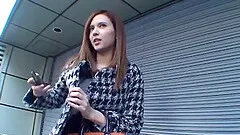 Vixenish Japanese pornstar gets her pussy pounded till orgasm