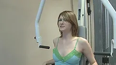 Busty solo model teen with small tits moaning while masturbating in reality shoot