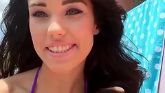 Teen tart Megan Rain loves a fat cock deep in her ass