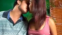 Radiant dame watches her boobs bounce on her chest as she rides on the huge penis rough