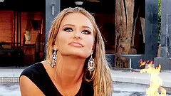 Gorgeous Brittney Shumaker gets naked in a public fountain