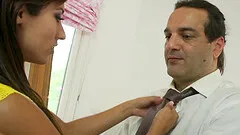 Alluring pornstar with nice tits getting her pussy jammed close up