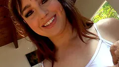 Jodi Taylor asks john to help her sink the toys soak in her pussy