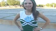 Courtney James drinks cum after getting laid hardcore in a close up shoot