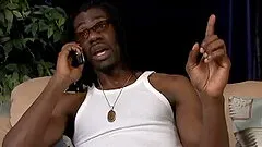 Redhead MILF gets cum in mouth after banged by big black cock in interracial clip