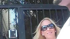 Sexy dame with nice ass enjoying her pussy getting fingered in interracial sex