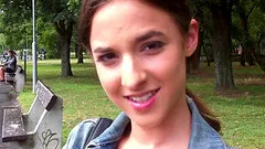 Smoking brunette teen in fishnets gets her older man fetish on hardcore style