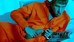 Tantalizing cowgirl in sexy uniform gets fucked hardcore in prison cell