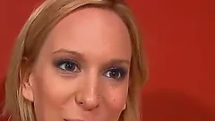 Two cougars with big tits share tasty cock in interracial FFM threesome