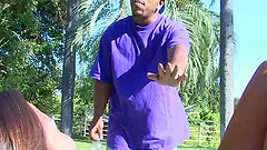 Sexy Asian chick with a hot body enjoying an awesome interracial fuck