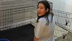 Amazing brunette getting nasty facial cumshot in interracial sex