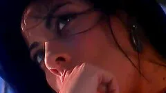 Hardcore slut screwed outside after sucking big dick