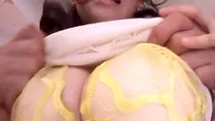 Japanese chick keeps her sweater on as she gets fucked