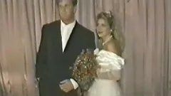 Newly married bride in stockings gets licked and screwed in reality clip