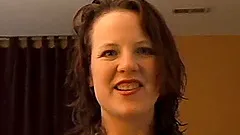 Alluring brunette getting nasty facial cumshot in homemade porn