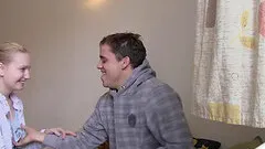 Blonde teen visits Bf to shoot a homemade hardcore porn