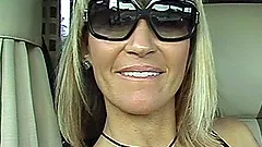 Cougar with big tits is creampied after shaved pussy fixed in Homemade clip