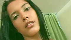 Skinny babe with a shaved pussy enjoying a mind-blowing interracial fuck