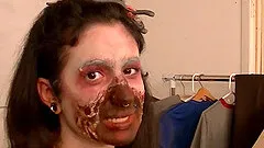 Backstage video of hot punker girls naked and messing around