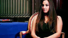 Slutty brunette gives her head for a blowjob and facial