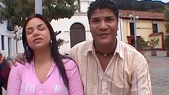 A Latina amateur gets fucked then takes a soapy shower