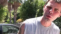 Sizzling babe with perky tits enjoying a hardcore doggy style fuck in her kitchen