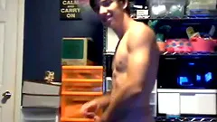 Muscular 18 Year Old Masturbating